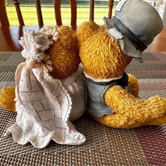 Vintage 1992 P. Hillman "Robbie and Rachael" Figurine Love Bears All Things - Picture 3 of 8